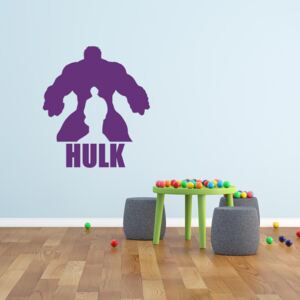 GLIX Avengers Hulk - autocolant de perete Mov 60x40 cm