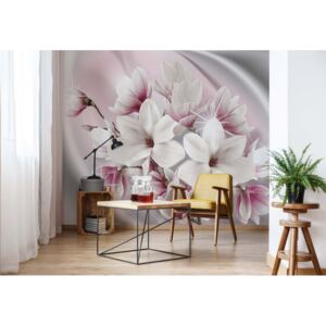 Fototapet - Adult Mural Wallpaper Modern Modern Flowers, Nature, and Swirls Vliesová tapeta - 416x254 cm