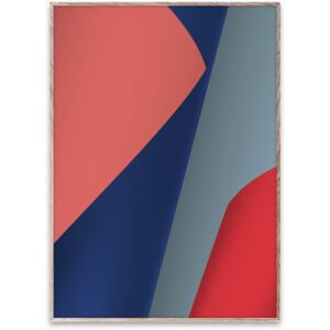 Poster cu rama stejar 50x70 cm Colour Fold 02 Paper Collective