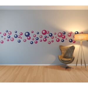 GLIX Spring bubbles - autocolant de perete 3 x 50 x 70 cm Varianta č. 5