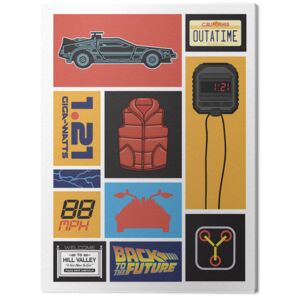 Back To The Future - Collection Tablou Canvas, (30 x 40 cm)
