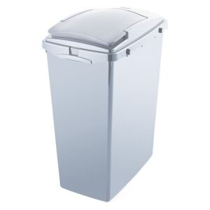Coș de gunoi din plastic reciclat Addis Eco Range, 40 l, gri