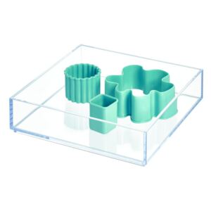 Organizator transparent iDesign Clarity, 20 x 20 cm