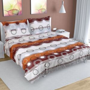 Lenjerie de pat din bumbac Aureolă, 180 x 220 cm, 50 x 70 cm, 180 x 220 cm, 50 x 70 cm