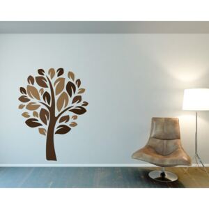 Tree III. - autocolant de perete Maro 50 x 70 cm