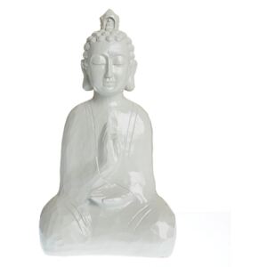 Statueta orientala, Buddha alb