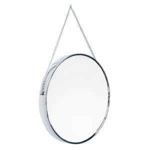 Oglinda argintie ø45cm Mirror Wall Portrait Silver