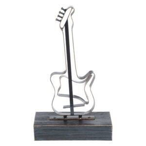 Statueta chitara metalica