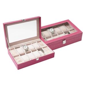 Casetă roz pentru ceasuri JK Box SP-938/A5
