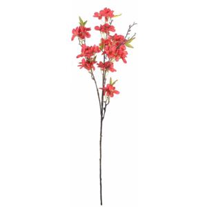 Crenguta artificiala flori rosii 89 cm