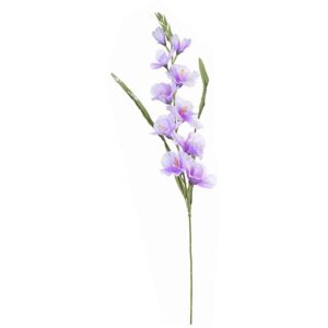 Floarea artificiala gladiola mov 78 cm