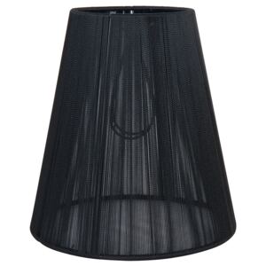 Abajur veioza textil negru Ø 14x15 cm E14