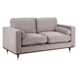 Canapea cu 2 locuri din textil Sofa Grey Fabric