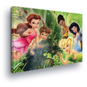 Tablou - Disney Fairies in the Forest 60x40 cm