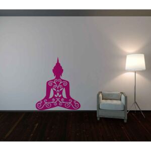 Meditation - autocolant de perete Roz 50 x 60 cm