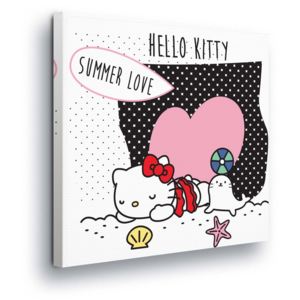 Tablou - Hello Kitty Summer Love 80x80 cm