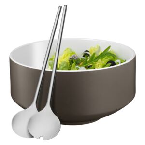 Set boluri salată și lingură WMF Cromargan® Moto, ⌀ 13 cm