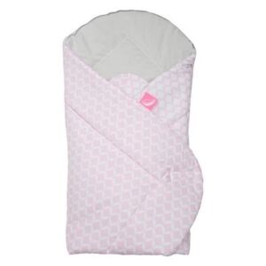 MOTHERHOOD - Păturică pentru înfășat CLASSICS 75x75 cm roz