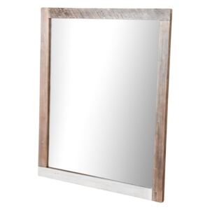Oglinda din lemn de salcam si MDF 100x120 cm Adesso Livin Hill