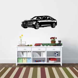 GLIX BMW G11 - autocolant de perete Negru 95 x 35 cm