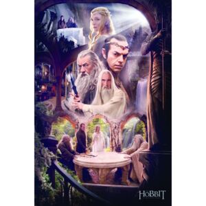Poster de artă Hobbit - White Council