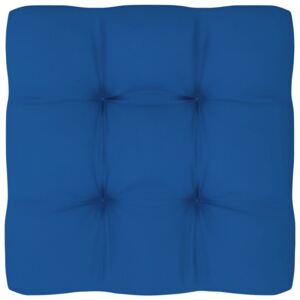 Pernă pentru canapea din paleți, albastru, 80 x 80 x 12 cm