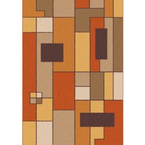 Covor Universal Boras Rust, 57 x 110 cm, maro-portocaliu