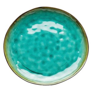 Farfurie din ceramică Kare Design Vivido, Ø 26,8 cm, turcoaz