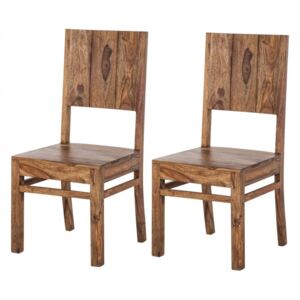 Set de 2 scaune Ohio din lemn masiv Sheesham