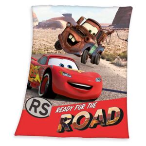 Pătură Disney's Cars ,pentru copii 130 X 160 cm - Rosu/Maro