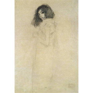 Portrait of a young woman, 1896-97 Reproducere, Gustav Klimt