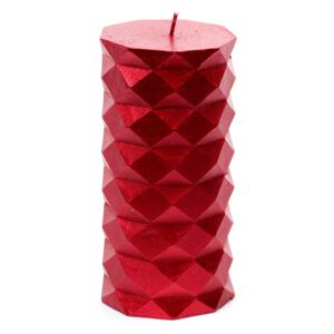 Lumânare Unimasa Fashion, înălțime 13,8 cm, roșu