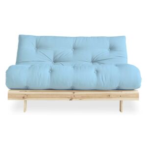 Canapea extensibilă Karup Design Roots Raw/Light Blue