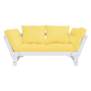 Canapea extensibilă Karup Design Beat White/Yellow
