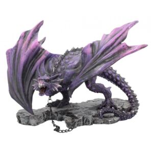 Statueta dragon inlantuit Azar 22 cm