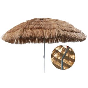 HI Umbrelă de plajă Hawaï, bej, 160 cm 62099