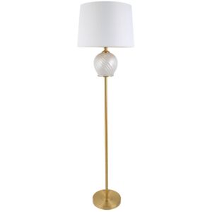 Lampadar Pearl Gold din metal si sticla 38 cm x 169 cm