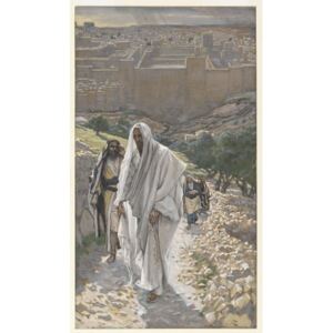 Jesus goes in the Evening to Bethany, illustration from 'The Life of Our Lord Jesus Christ', 1886-94 Reproducere, James Jacques Joseph Tissot