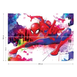 Fototapet - Marvel Spiderman Vliesová tapeta - 254x184 cm