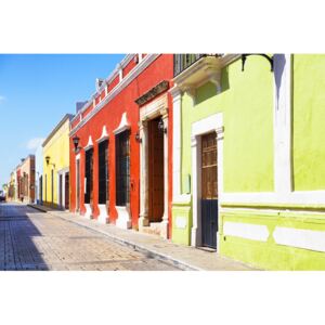 Fotografii artistice Color Street in Campeche, Philippe Hugonnard