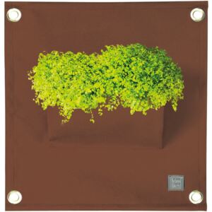 Ghiveci pentru flori The Green Pockets Amma, 45 x 50 cm, maro