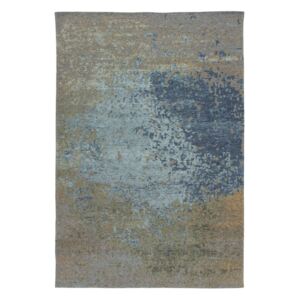 Covor Modern & Geometric Evette, Maro/Albastru 75x150 cm