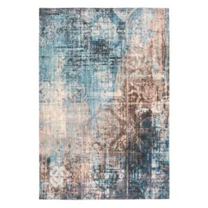 Covor Modern & Geometric Jora, Albastru 80x150 cm