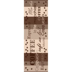 Covor bucatarie Flex, model Coffee ,bej maro , 75 x 200 cm