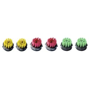 Set 6 perii colorate pentru covorasele de intrare din cauciuc