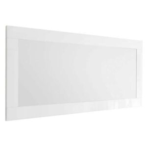 Oglindă Lipari White, 75x2x170 cm, melamină/ sticlă