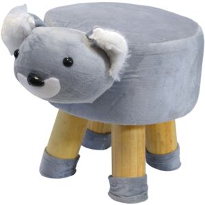 Scaun taburet pentru copii, model Urs Koala, 50kg, 28x28cm