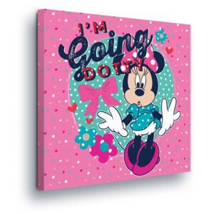 Tablou - Disney Minnie Mouse Love Dots II 40x40 cm