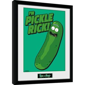 Rick and Morty - Pickle Rick Afiș înrămat