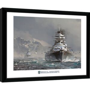 World Of Warships - Bismark Afiș înrămat